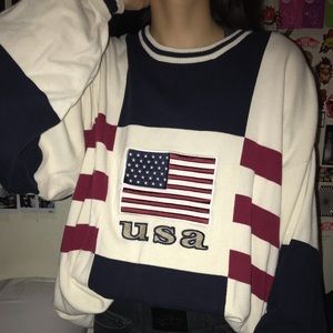 USA Vintage Oversized Sweater